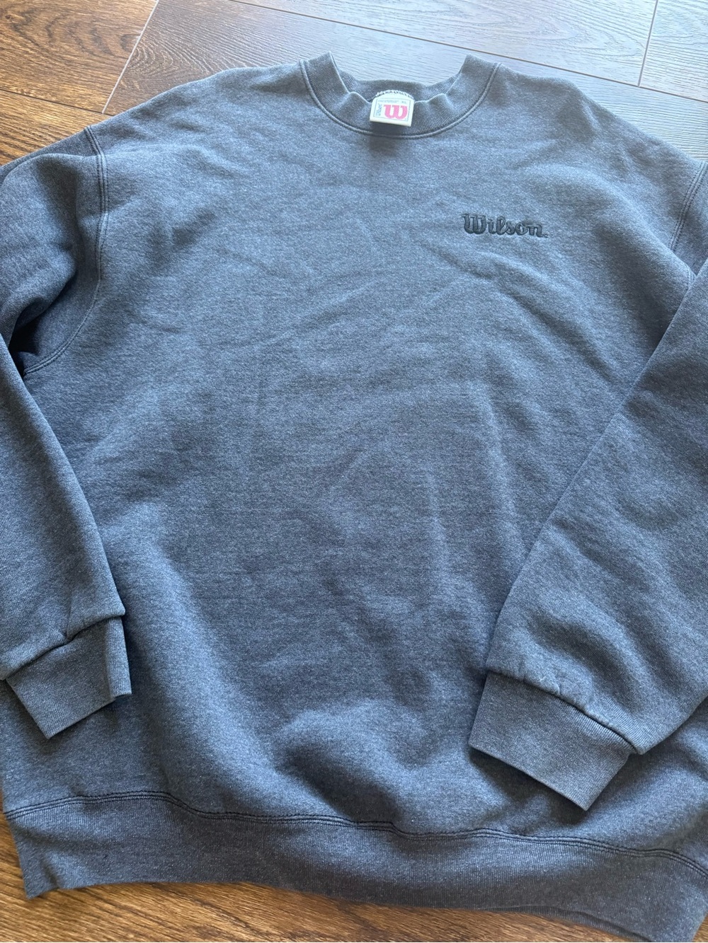 Wilson Charcoal Gray Men's Crewneck Sweatshirt